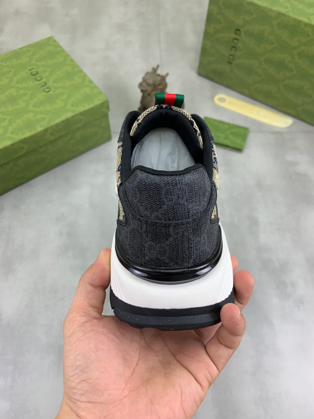 Men's men's shoes 💰P460💰[New model] (GUCCI) official website's latest 🎁🎁casual and fashionable men's shoes👟, hot style 💥 style is simple and elegant, exclusive for trendy men. Unique official website's latest brand double G element Elements 👑 Original Gucci decoration, fashionable and generous, fabric original calfskin ✅ fully imported first-layer pigskin lining, official website designated wear-resistant, lightweight original rubber casual outsole, classic model taken in real life 🎬38-44 (45 customized) 2️⃣ colors available